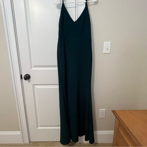 Lulus Infinite Glory Black Adjustable Strap Mermaid Maxi Dress XL - Picture 2 of 2